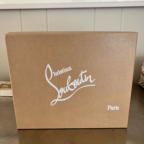 Christian Louboutin Loubi Queen heels nude size 6 EU 36 - Picture 5 of 5